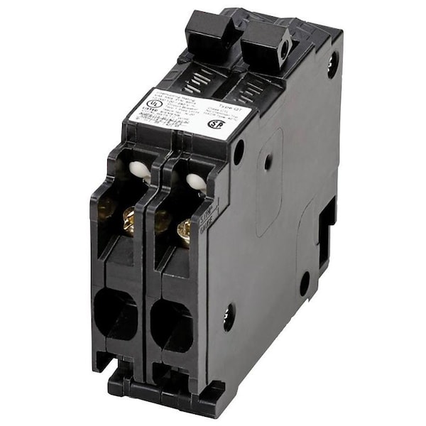 Connecticut Electric Circuit Breaker, Twin, Type QP, 20 A, 2 Pole, 120240 V, Plug Mounting ICBQ2020